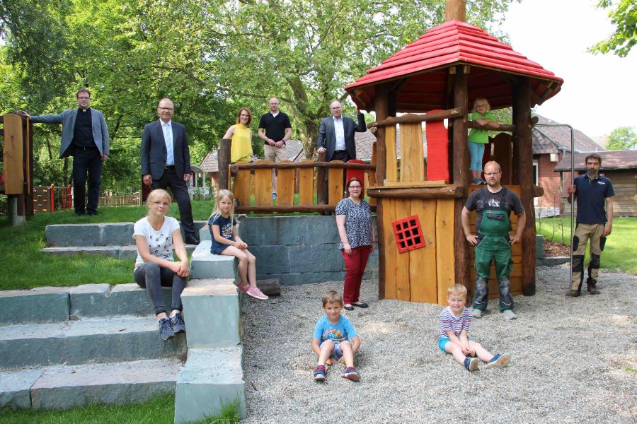 Neues Spielhaus für den Bertgerus-Kindergarten
